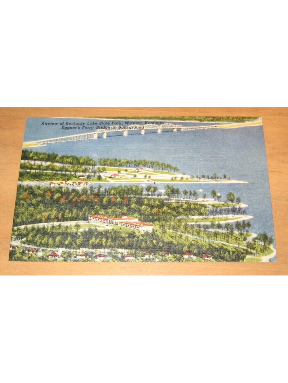 Airview Of Kentucky Lake State Park Postcard